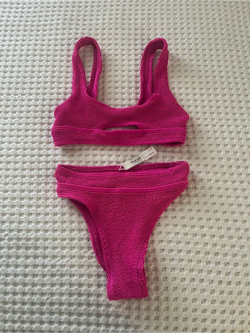 Bond-eye one size pink bikini